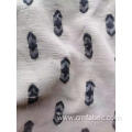 100% Polyester crepe Chiffon swiss dot fabric